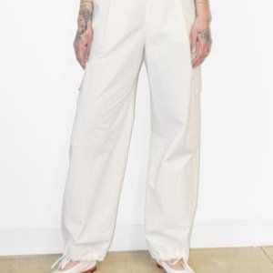 No. 6 Lior Pant in Cream, Size Large (NWT)